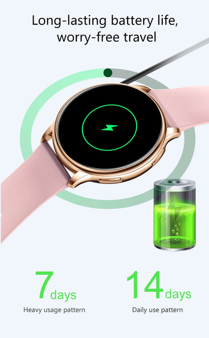 Smart Watch Women Fitness Tracker Heart Rate