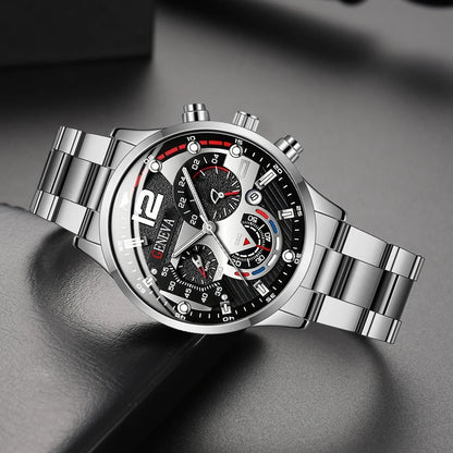 Luxury Calendar Quartz  Watches Man