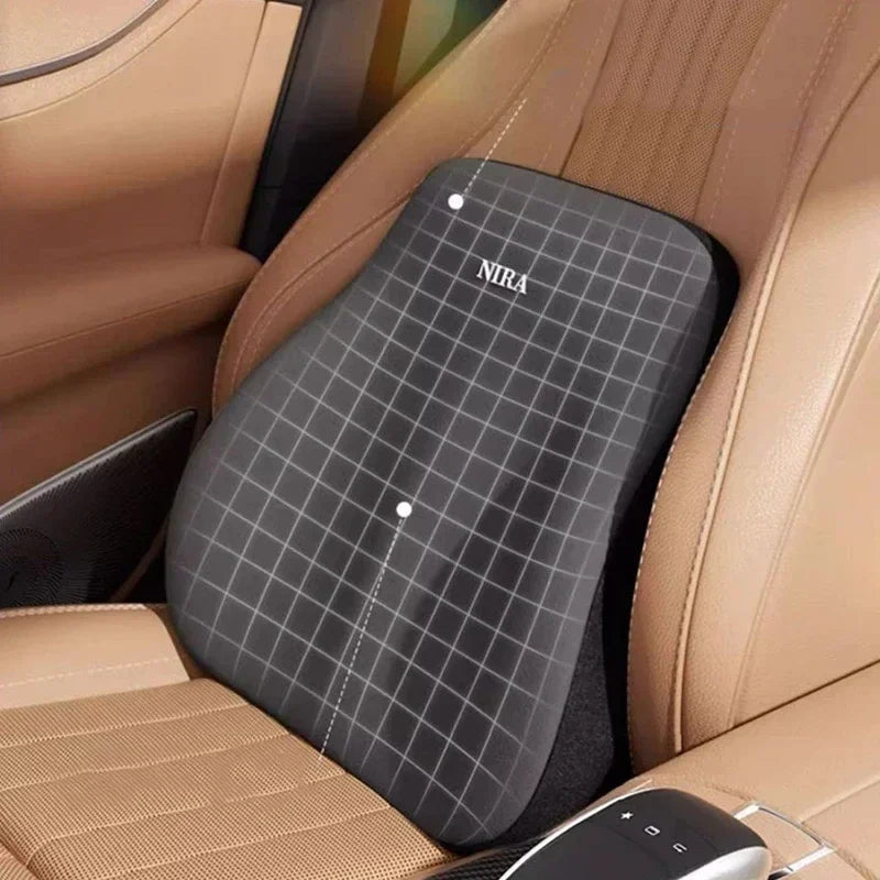 Comfortable Memory Foam Car Seat Cushion with Lumbar Support and Neck Pillow