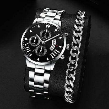 Luxury Calendar Quartz  Watches Man