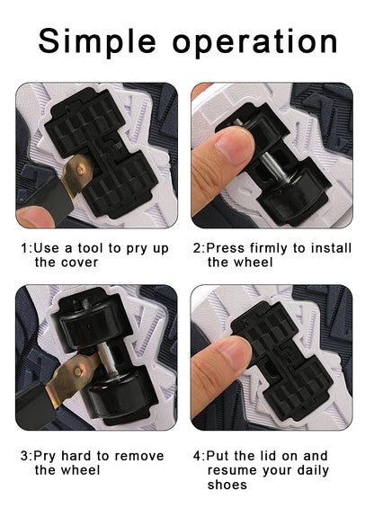 Two Wheels Roller Skating Shoes With Light