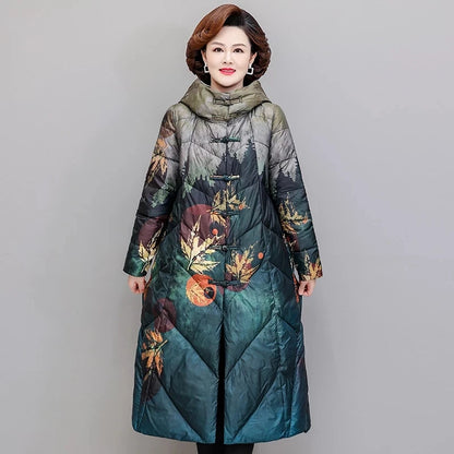 Ultra Light Down X-long Coat Winter Women
