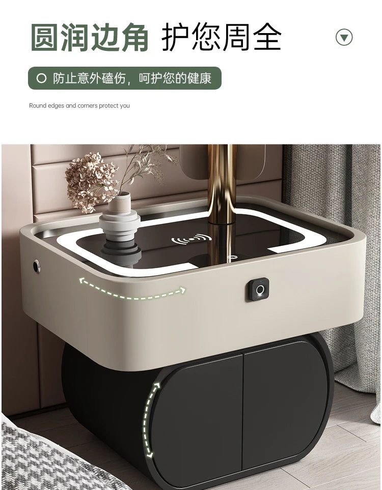 Smart Bedsides Table Wireless