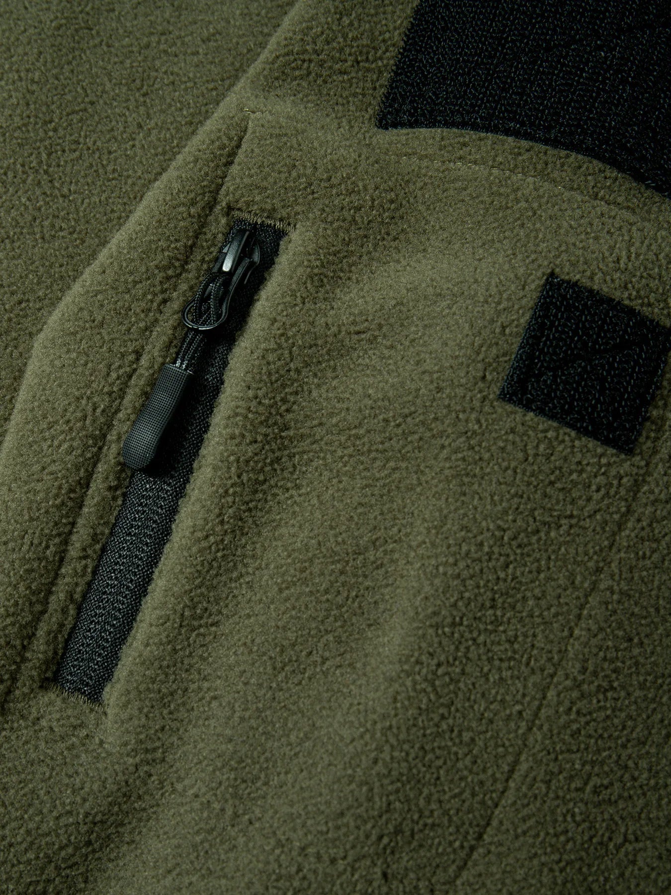 Men's Hiking Tactical Fleece Full Zip Hooded