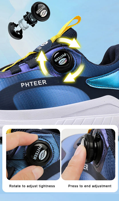 Two Wheels Roller Skating Shoes With Light
