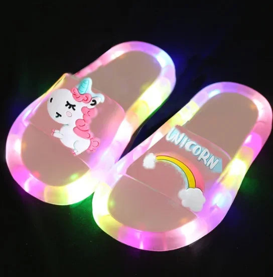 Lighted Fashion Cute Kids Slippers