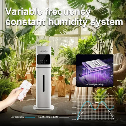 8L Household Humidifier Floor-Mounted Ultrasonic UV Air Mist Purifier