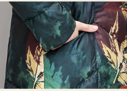 Ultra Light Down X-long Coat Winter Women