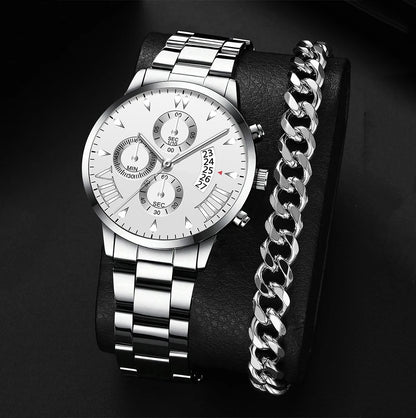 Luxury Calendar Quartz  Watches Man