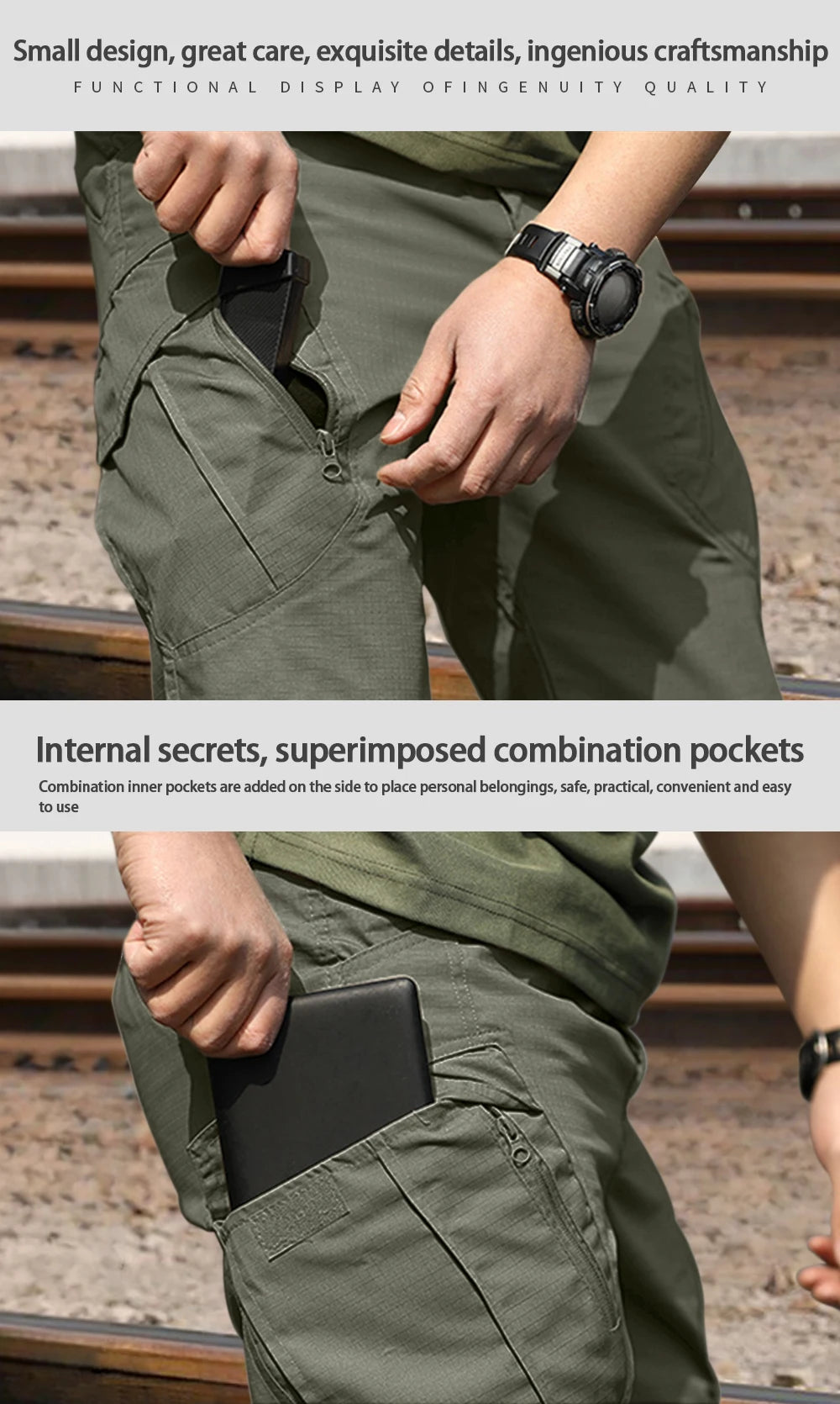 Tactical Multi-Pocket Large Capacity Pants