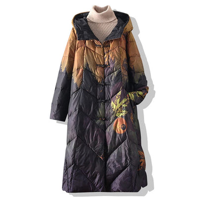Ultra Light Down X-long Coat Winter Women