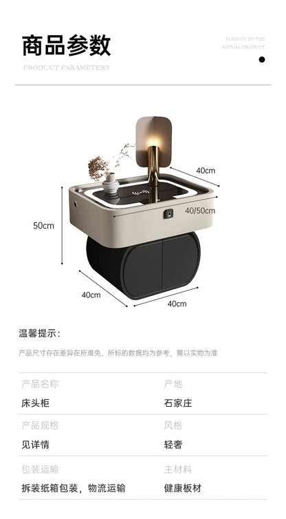 Smart Bedsides Table Wireless