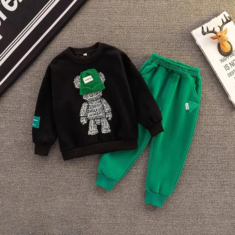 2Pcs Outfits Kids Teenage Costume Suit