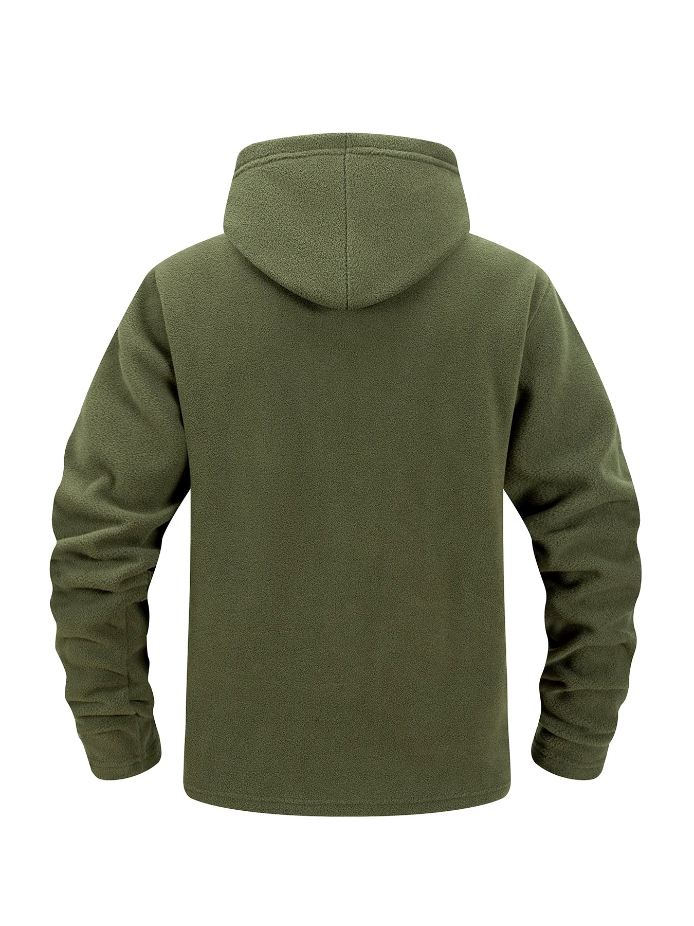 Men's Hiking Tactical Fleece Full Zip Hooded