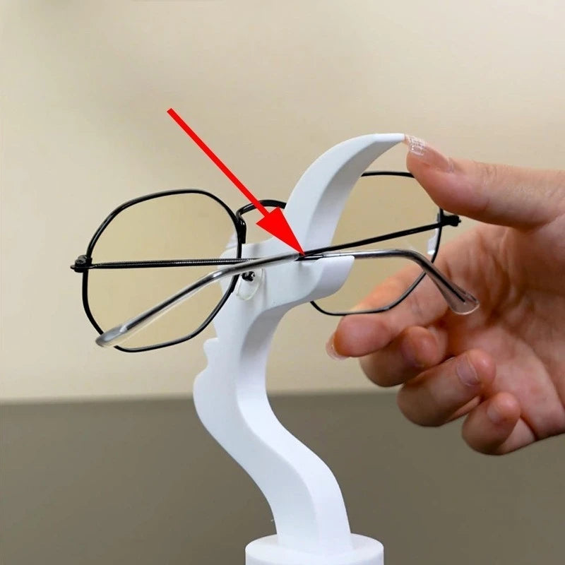 Unique Curved Eyeglass Holder