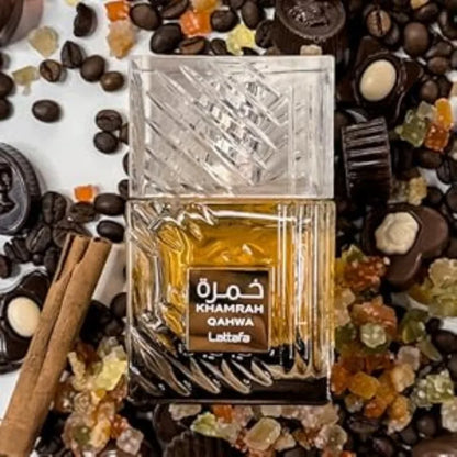 Lattafa Khamrah Qahwa Eau de Parfum Spray Unisex 100ml Original