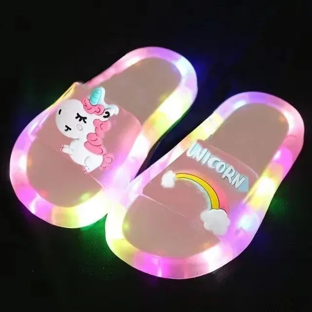 Lighted Fashion Cute Kids Slippers