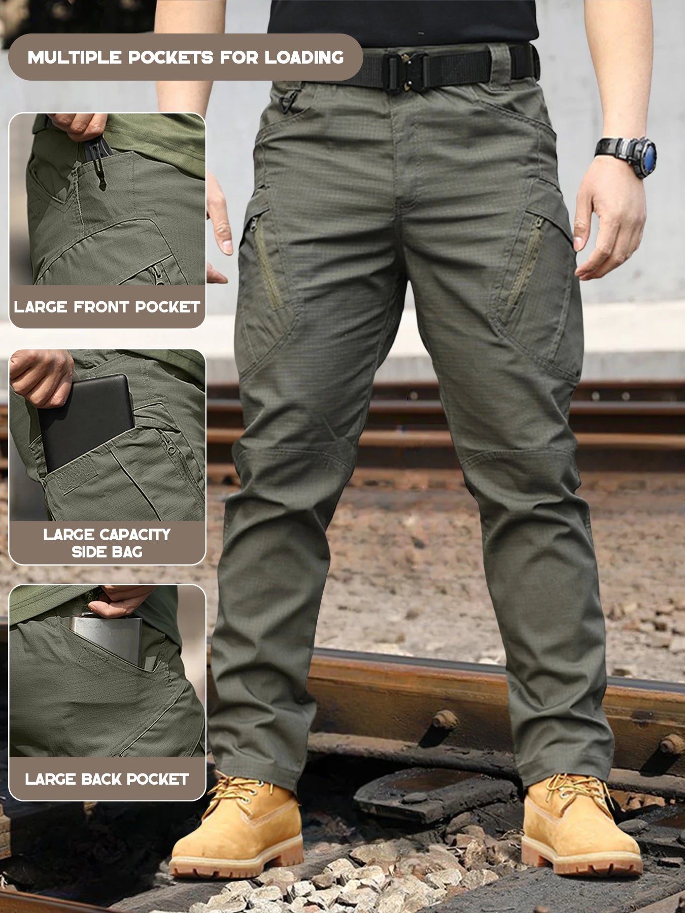 Tactical Multi-Pocket Large Capacity Pants