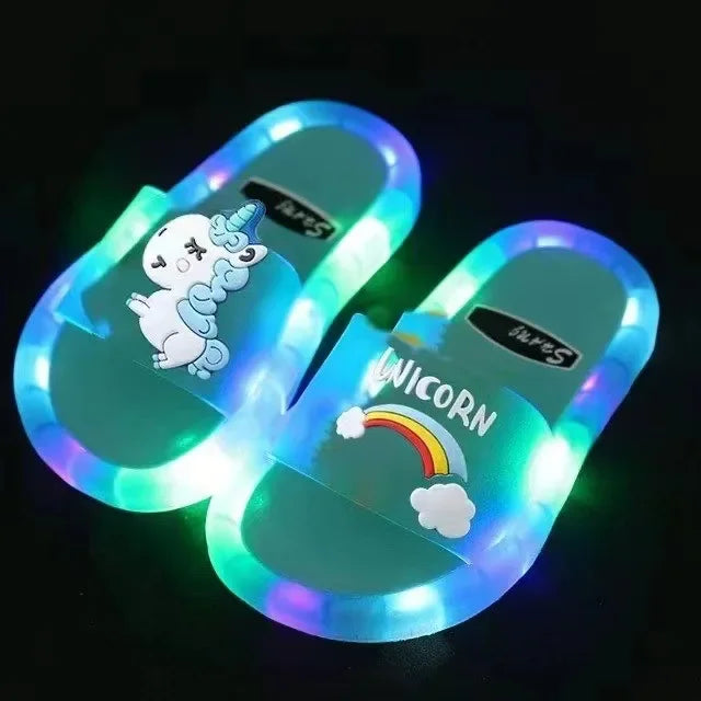 Lighted Fashion Cute Kids Slippers