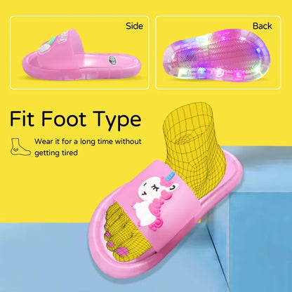 Lighted Fashion Cute Kids Slippers