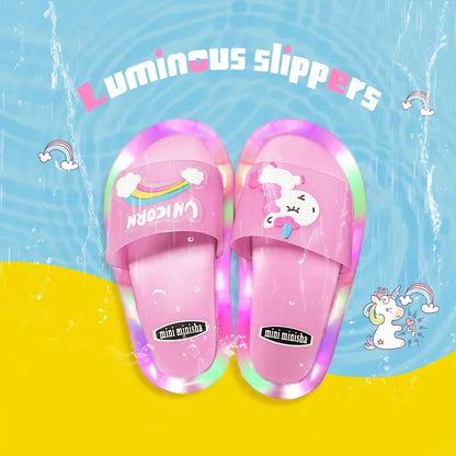 Lighted Fashion Cute Kids Slippers