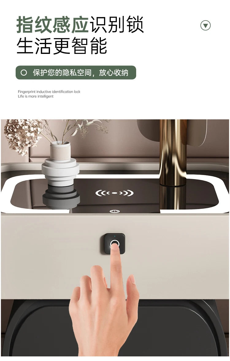 Smart Bedsides Table Wireless