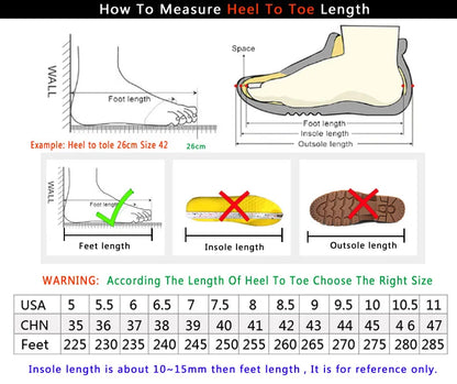 Air Cushion Breathable Lightweight Men  Sneakers