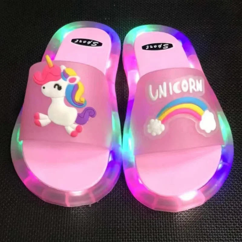 Lighted Fashion Cute Kids Slippers
