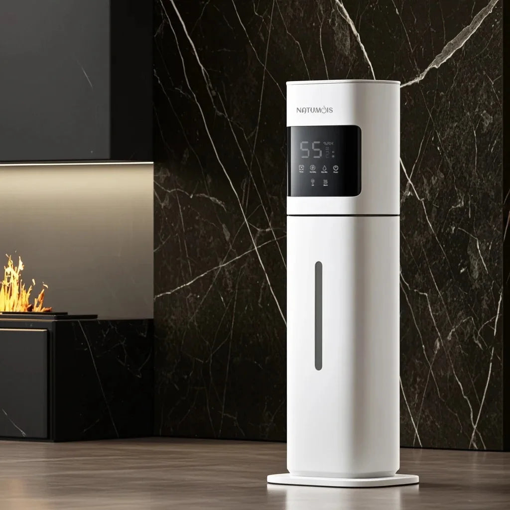 8L Household Humidifier Floor-Mounted Ultrasonic UV Air Mist Purifier
