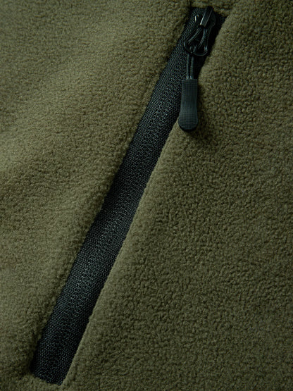 Men's Hiking Tactical Fleece Full Zip Hooded