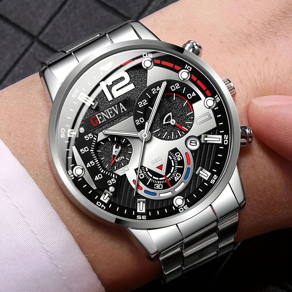 Luxury Calendar Quartz  Watches Man