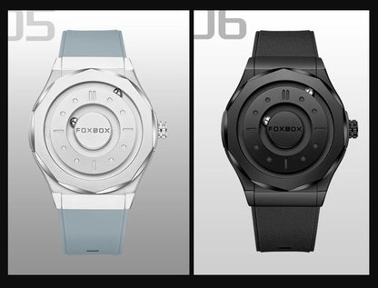 Outdoor Sports Waterproof Scrolling Pointer Magnetic Force Watch Men
