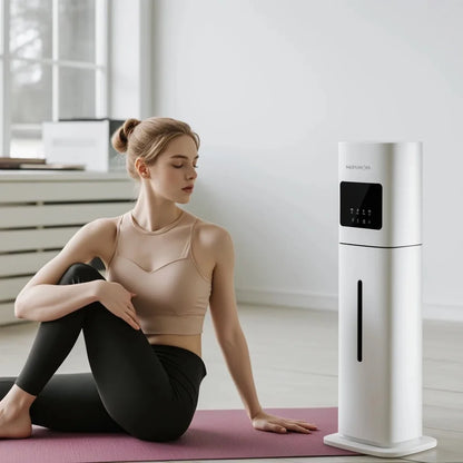 8L Household Humidifier Floor-Mounted Ultrasonic UV Air Mist Purifier