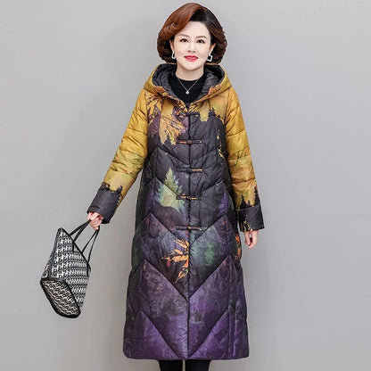 Ultra Light Down X-long Coat Winter Women
