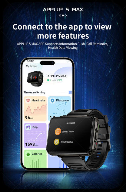Smartwatches Dual Camera with Flashlight Gaming Watch