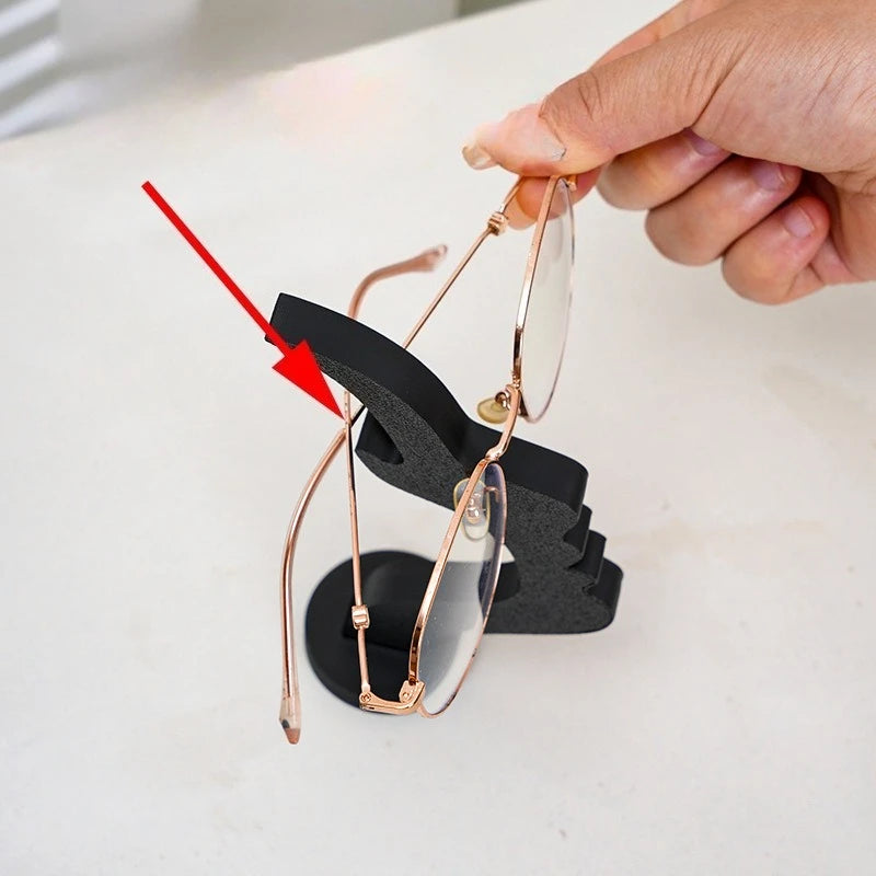 Unique Curved Eyeglass Holder