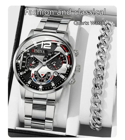 Luxury Calendar Quartz  Watches Man