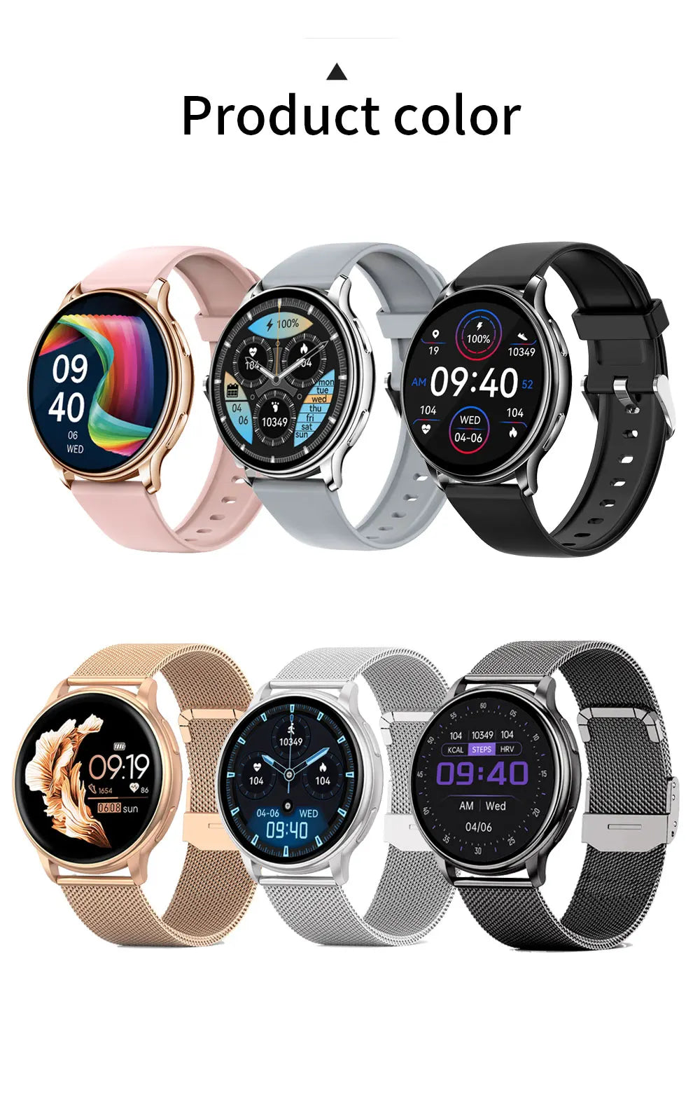 Smart Watch Women Fitness Tracker Heart Rate