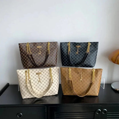 Soft Leather Large Capacity Tote Women Bag