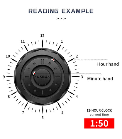 Outdoor Sports Waterproof Scrolling Pointer Magnetic Force Watch Men
