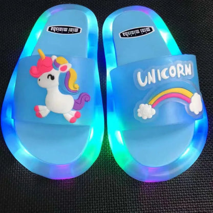 Lighted Fashion Cute Kids Slippers