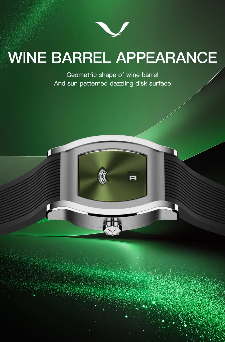 Automatic Mechanical Men Watch Sapphire Crystal