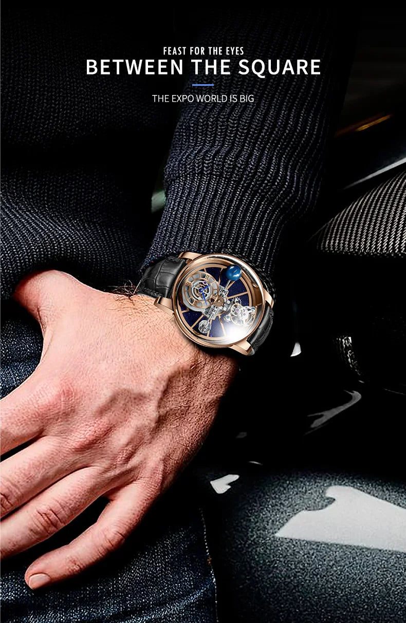 Waterproof Leather Watch for Men