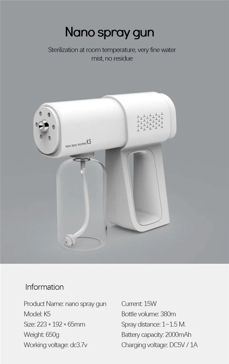 Nano Spray Gun Sanitizer Sprayers