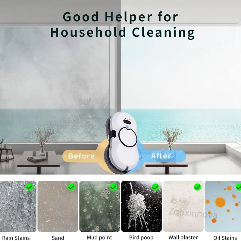 Robot for Washing Windows Vacuum Cleaner