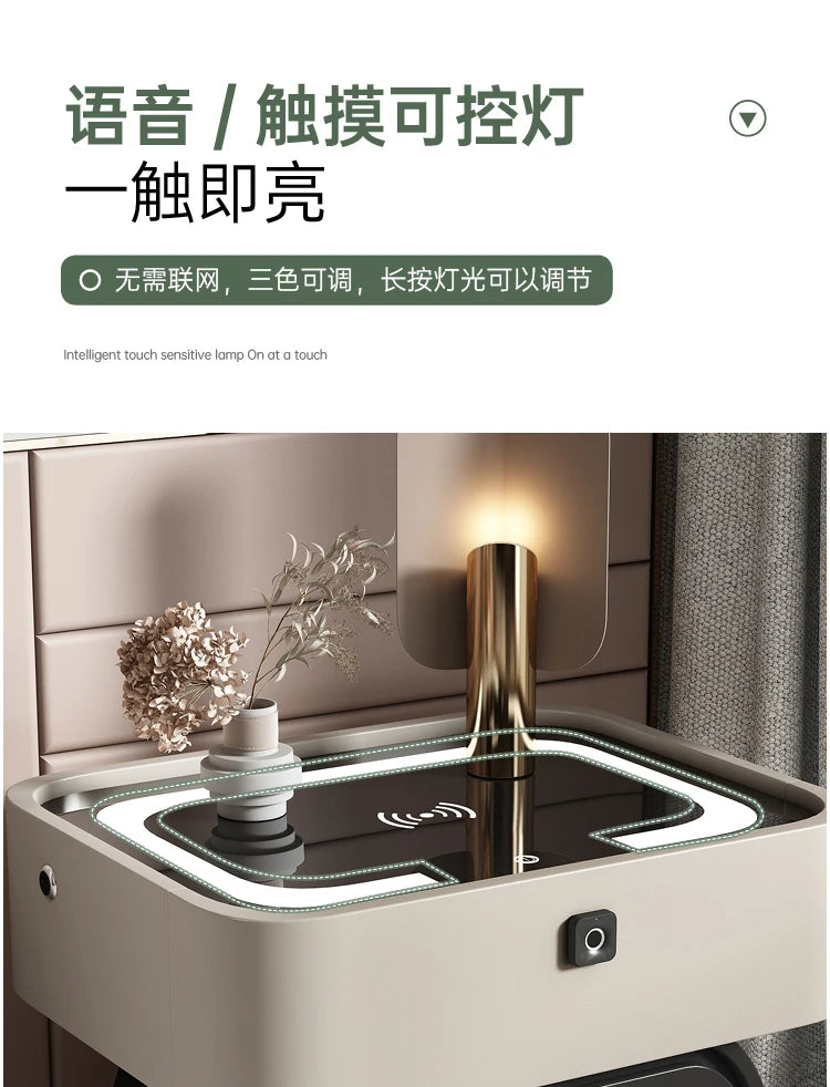 Smart Bedsides Table Wireless